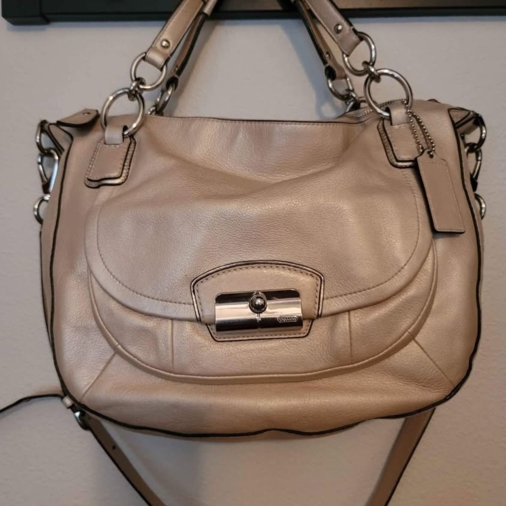 Coach Kristin Hobo Leather Handbag